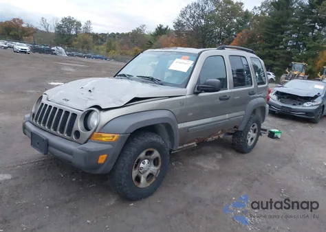 2007 Jeep Liberty Sport from USA, damaged, VIN 1J4GL48K57W540044